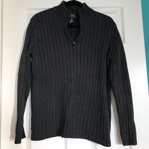 Lauren Ralph Lauren faded black sweater